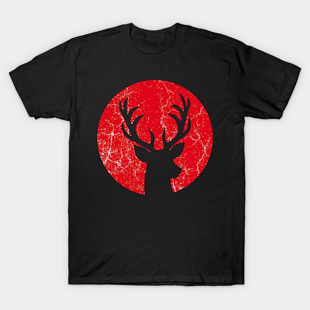 Red deer logo T-Shirt by Dominic Becker